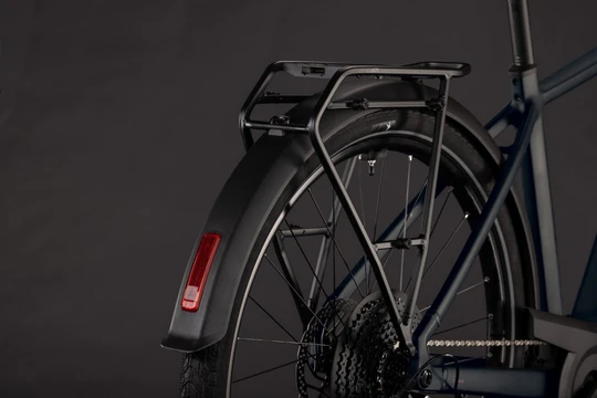 Cube touring hybrid one 600 heren grijs mat cube elektrische hybride fietsen bagagedrager