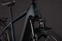 Cube touring hybrid one 600 heren grijs mat cube elektrische hybride fietsen koplamp