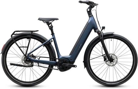 Cube supreme hybrid deluxe one 2027 dames blauw mat cube elektrischefietsen