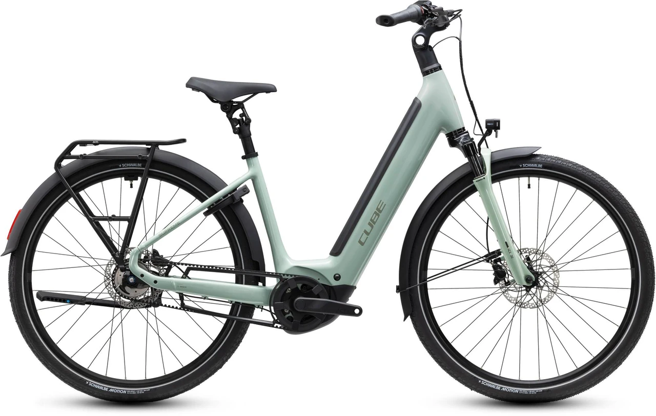 Cube supreme hybrid deluxe one 2027 dames groen cube elektrischefietsen