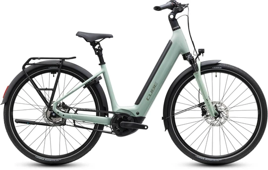 Cube supreme hybrid deluxe one 2027 dames groen cube elektrischefietsen