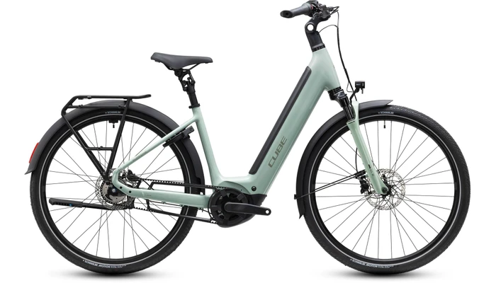 Cube supreme hybrid deluxe one 2027 dames groen cube elektrischefietsen
