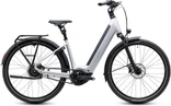 Cube supreme hybrid deluxe pro 2027 dames zilver mat cube elektrischefietsen