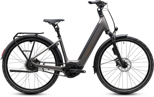 Cube supreme hybrid deluxe slx 2027 dames bruin mat cube elektrischefietsen