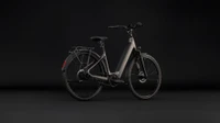 Cube supreme hybrid deluxe slx 2027 dames bruin mat cube elektrischefietsen achterkant