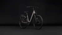 Cube supreme hybrid deluxe slx 2027 dames bruin mat cube elektrischefietsen voorkant