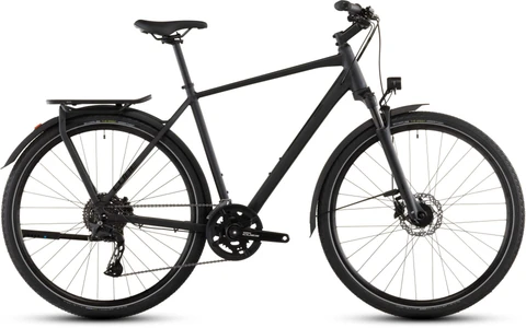 Cube kathmandu pro heren zwart cube hybride fietsen