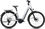 Cube kathmandu hybrid one 800 2027 dames zilver mat cube elektrische fietsen
