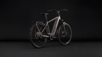 Cube kathmandu hybrid one 800 2027 heren bruinmat cube elektrische fietsen achterkant