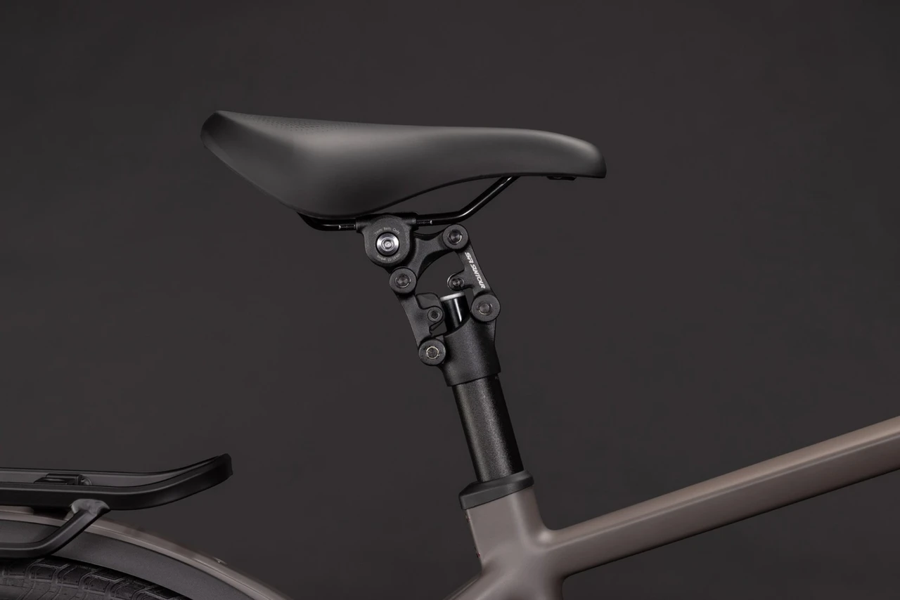 Cube kathmandu hybrid one 800 2027 heren bruinmat cube elektrische fietsen zadel