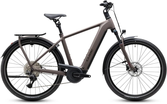 Cube kathmandu hybrid one 800 2027 heren bruinmat cube elektrische fietsen