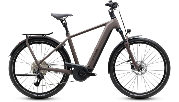 Cube kathmandu hybrid one 800 2027 heren bruinmat cube elektrische fietsen