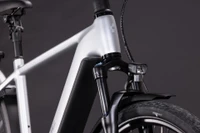 Cube kathmandu hybrid one 800 2027 heren zilver mat cube elektrische fietsen koplamp
