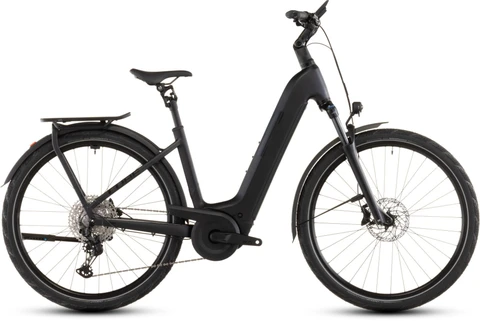 Cube kathmandu hybrid pro 800 2026 lage instap zwartmat cube elektrische hybride fietsen