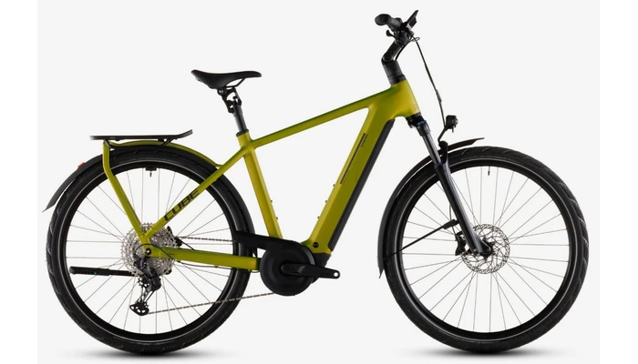 Cube kathmandu hybrid pro 800 2026 heren groen mat cube elektrische hybride fietsen