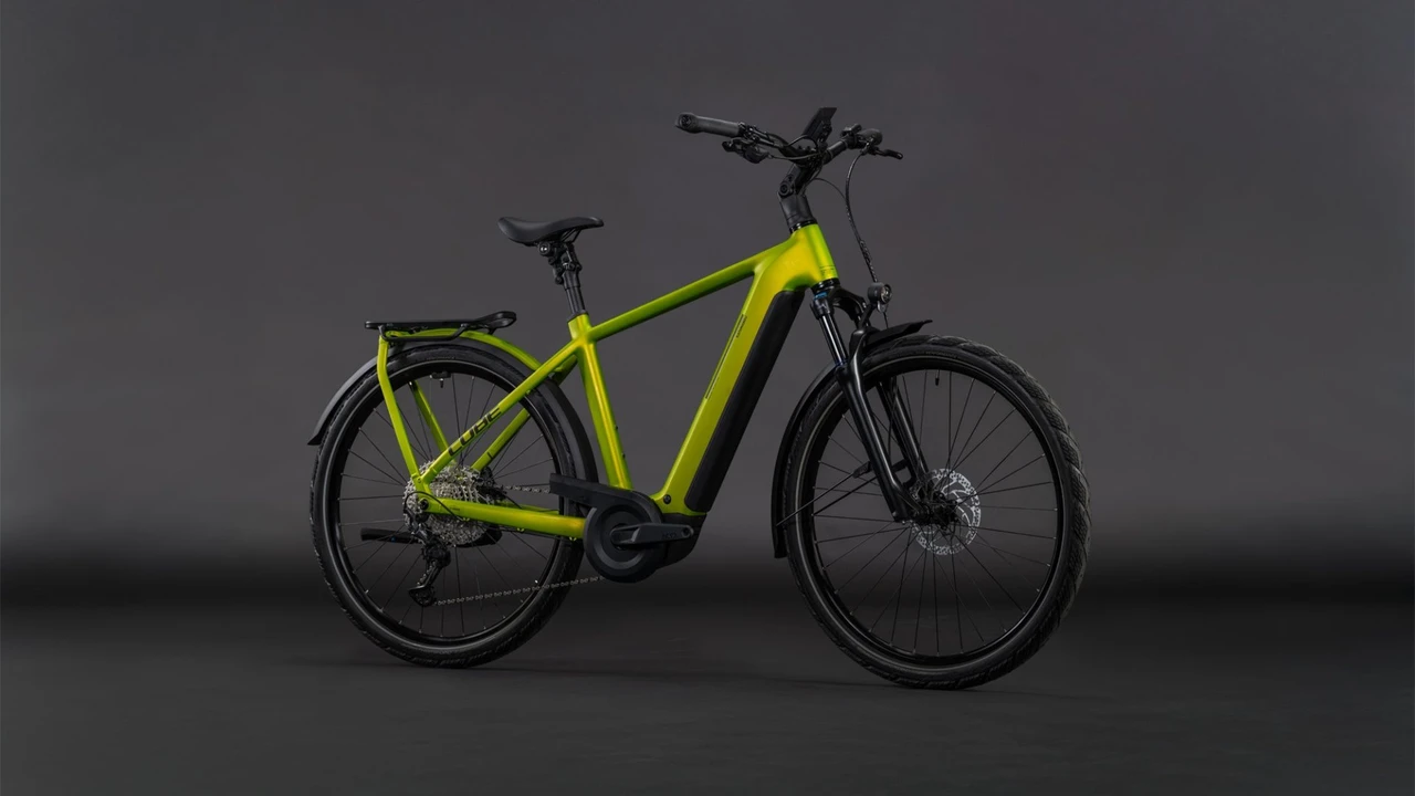 Cube kathmandu hybrid pro 800 2026 heren groen mat cube elektrische hybride fietsen