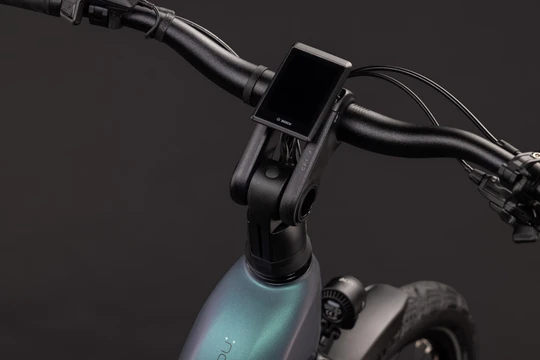 Cube kathmandu hybrid pro 2027 dames blauwgrijs mat cube elektrische fietsen display