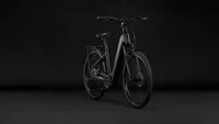 Cube kathmandu hybrid pro 2027 dames zwart mat cube elektrische fietsen voorkant