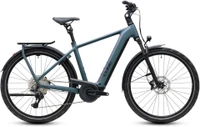 Cube kathmandu hybrid pro 2027 heren blauwgrijs mat cube elektrische fietsen