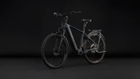 Cube kathmandu hybrid pro 2027 heren zwart mat cube elektrische fietsen achterkant