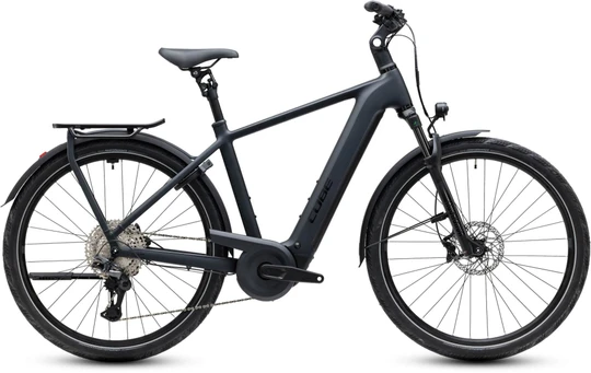 Cube kathmandu hybrid pro 2027 heren zwart mat cube elektrische fietsen