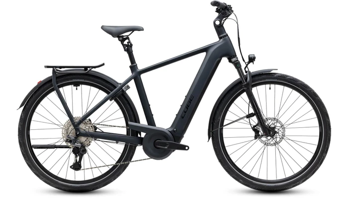 Cube kathmandu hybrid pro 2027 heren zwart mat cube elektrische fietsen
