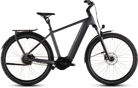 Cube kathmandu hybrid comfort pro800 2026 grijs mat cube elektrische fietsen