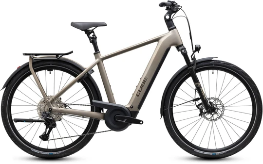 Cube kathmandu hybrid slx800 heren beigemat cube elektrische hybride fietsen