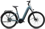 Cube touring hybrid deluxe slx800 2027 dames groen blauw mat cube elektrische stadsfietsen