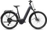 Cube touring hybrid one 600 dames grijs mat cube elektrische hybride fietsen
