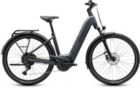 Cube touring hybrid one 600 dames grijs mat cube elektrische hybride fietsen