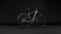 Cube touring hybrid pro 800 heren bruin mat cube elektrische hybrride fietsen achterkant