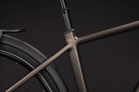 Cube touring hybrid pro 800 heren bruin mat cube elektrische hybrride fietsen frame