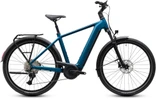Cube touring hybrid pro 800 heren blauw mat cube elektrische hybrride fietsen