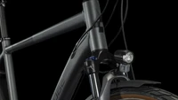 Cube cube touring exc 2023 heren grijs hybride voorlicht