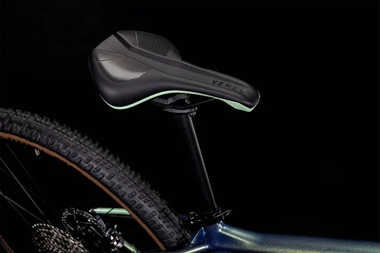 Cube reaction pro 2022 heren groen cube mountainbikes zadel