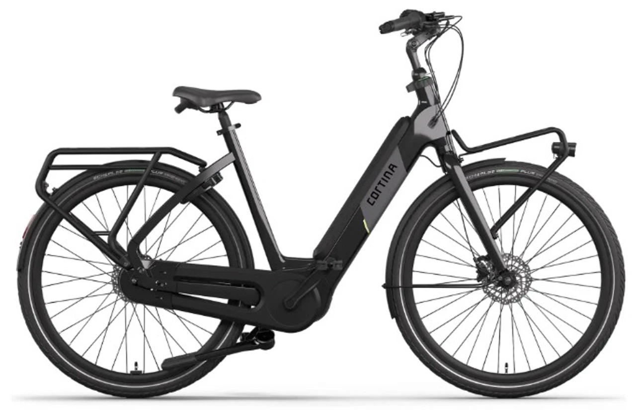 E common cortina family integrated enviolo 2026 zwart dames