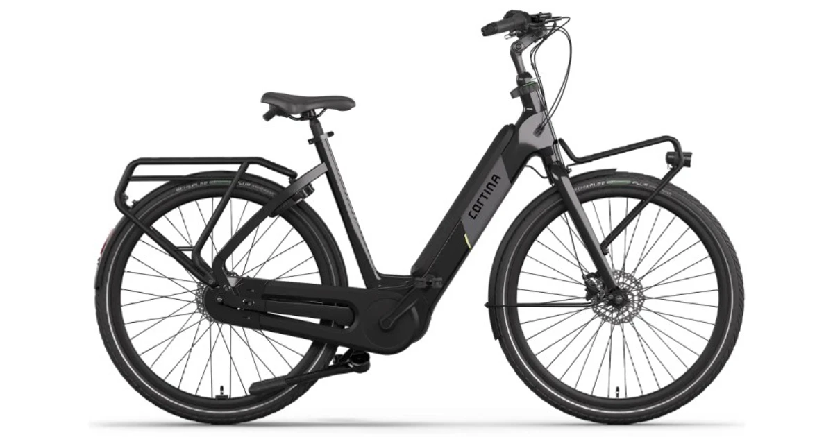 E common cortina family integrated enviolo 2026 zwart dames