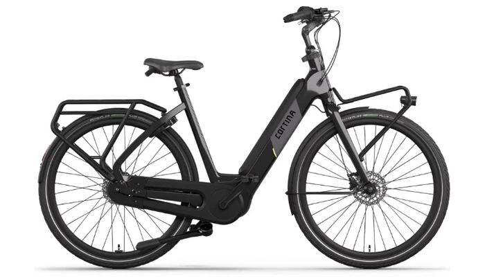 E common cortina family integrated enviolo 2026 zwart dames