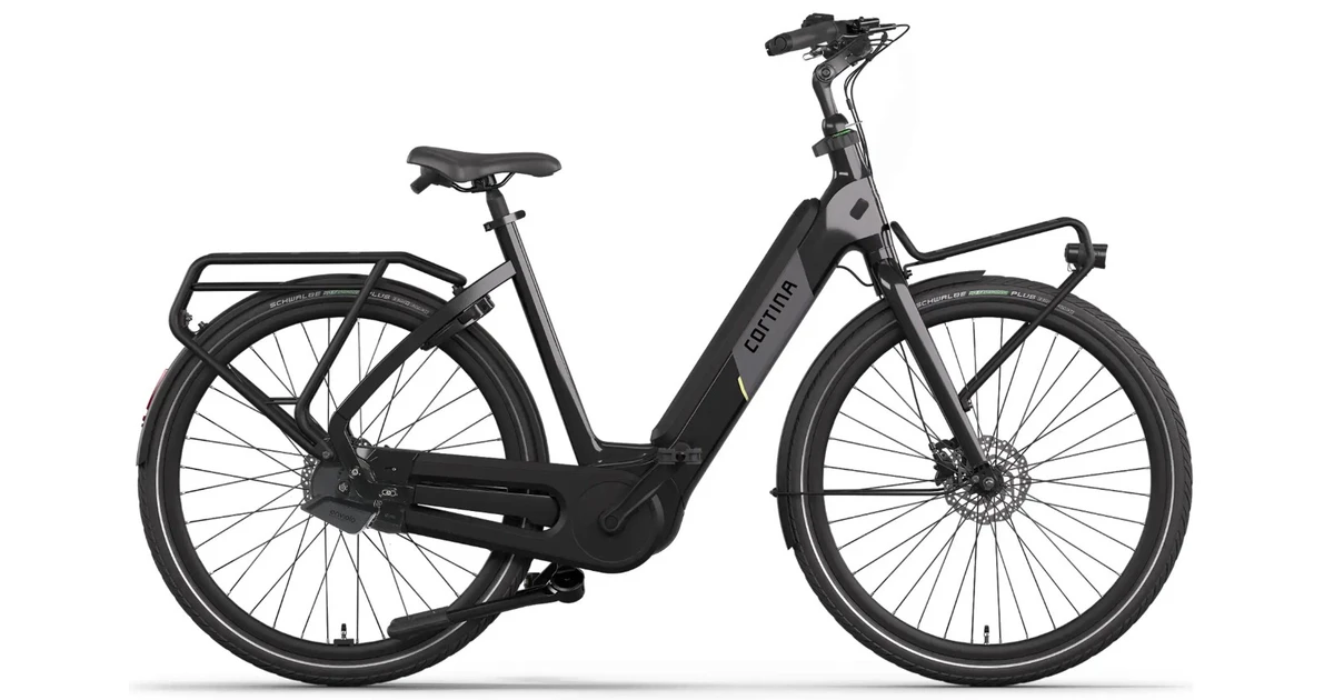 E common cortina family integrated enviolo automatic 2026 zwart dames