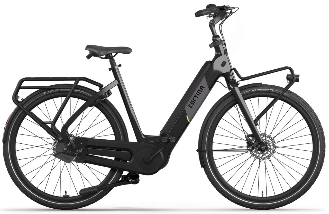 E common cortina family integrated enviolo automatic 2026 zwart dames