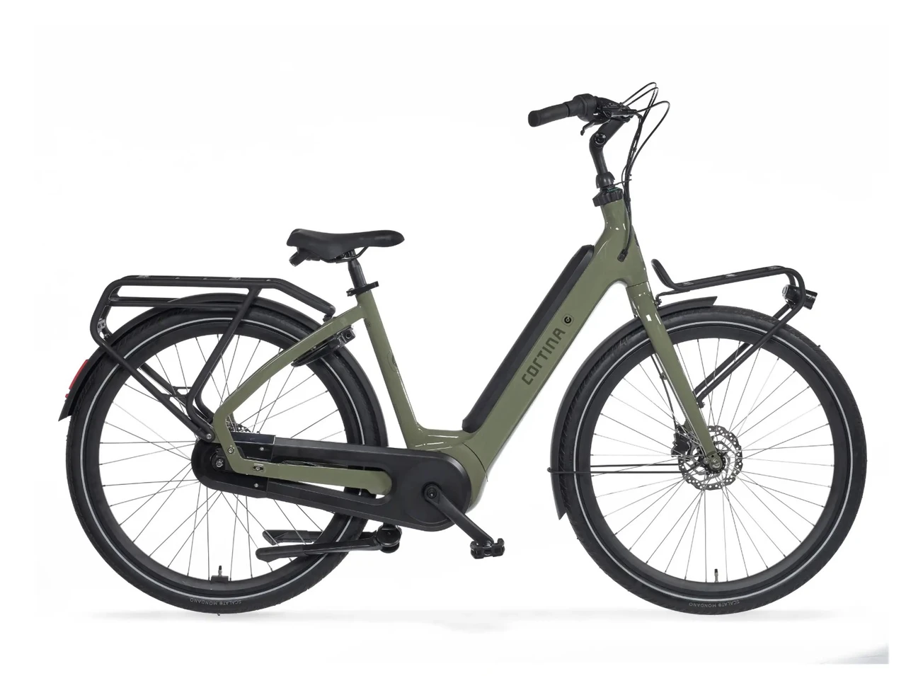 E common cortina family integrated enviolo 2025 groen dames