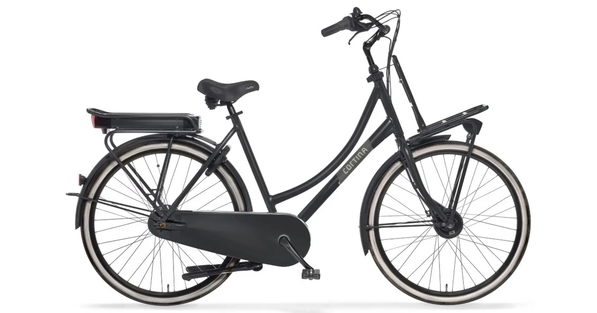 Cortina eu4 transport family db7 sdfm 2026 zwart mat cortina elektrische fietsen