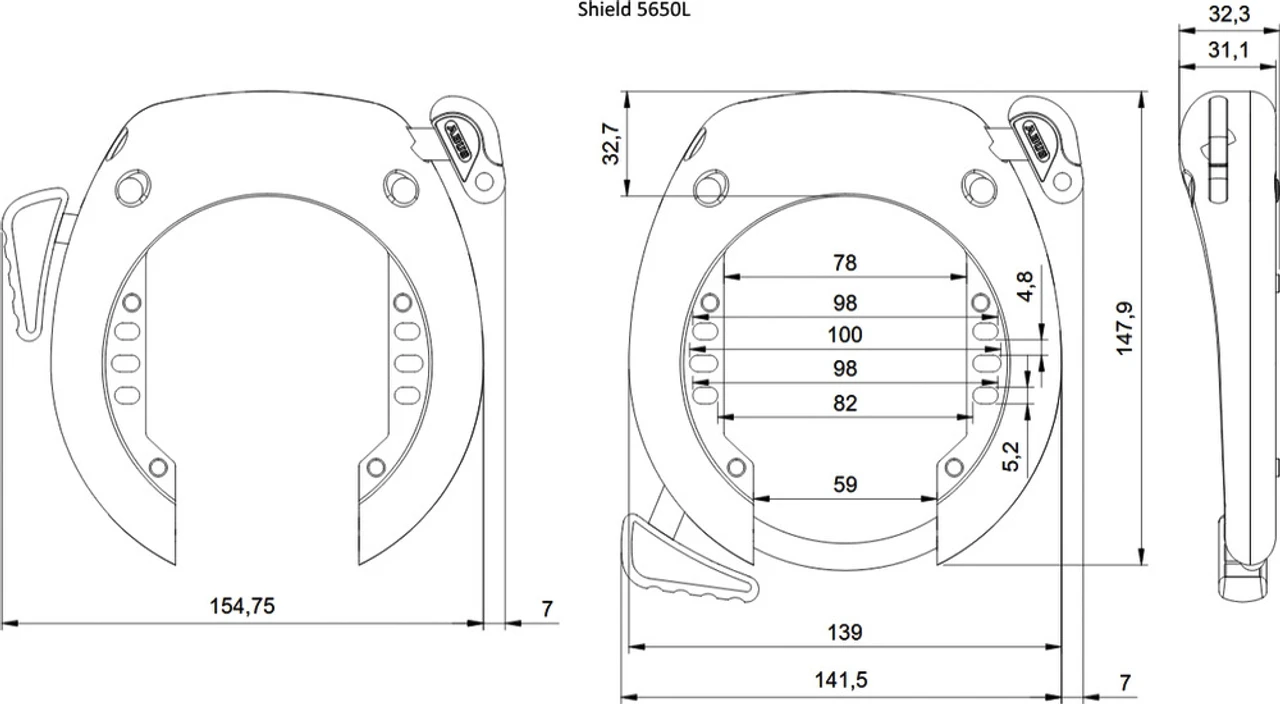 Abus Ringslot Shield 5650 L