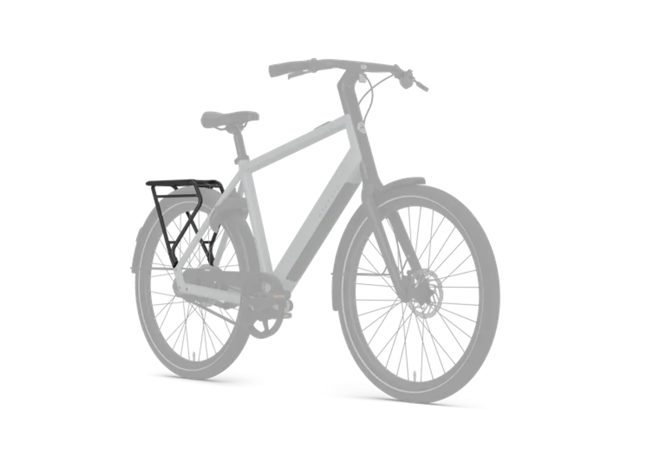 Gazelle curb accessoires achterdrager zwart mat