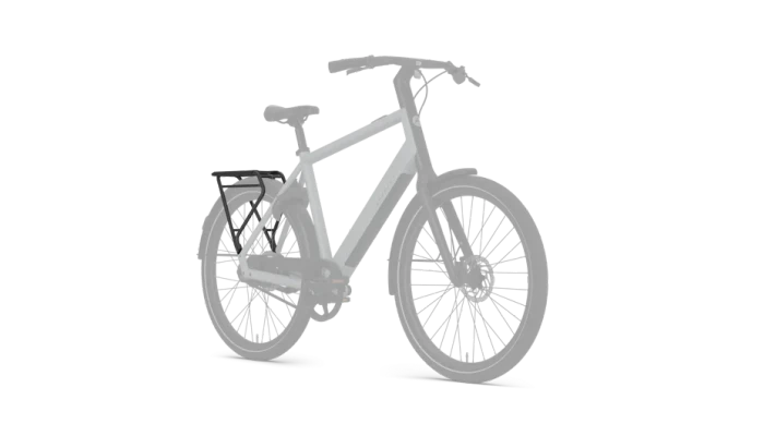 Gazelle curb accessoires achterdrager zwart mat