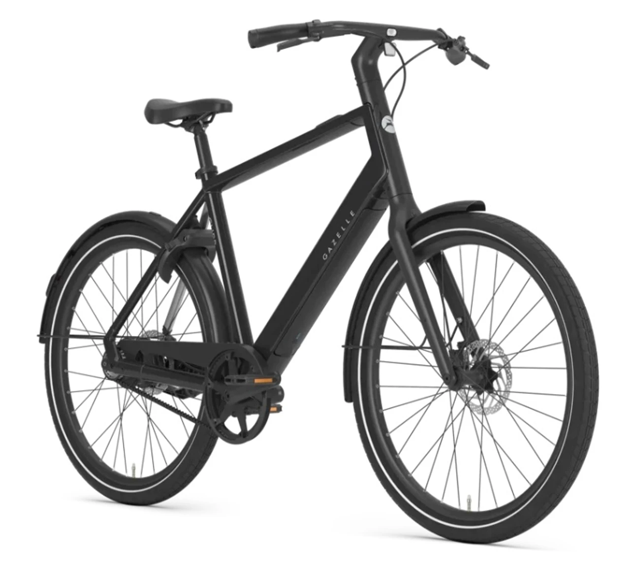 Gazelle curb c1 heren 2027 gazelle urban fietsen zwart voorkant
