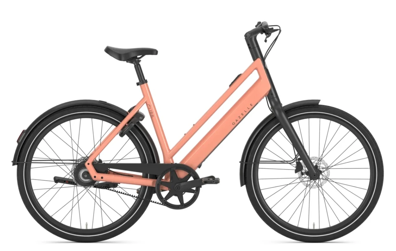 Gazelle curb c1 dames 2027 gazelle urban fietsen lichtroze