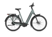 Gazelle grenoble c310 hmb 2027 dames groen mat gazelle elektrische fietsen zijkant