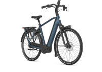 Gazelle grenoble c310 hmb 2027 heren blauw mat gazelle elektrische fietsen voorkant